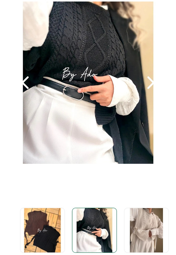 وست بافت بغل گره مدل تارا بسیار لطیف